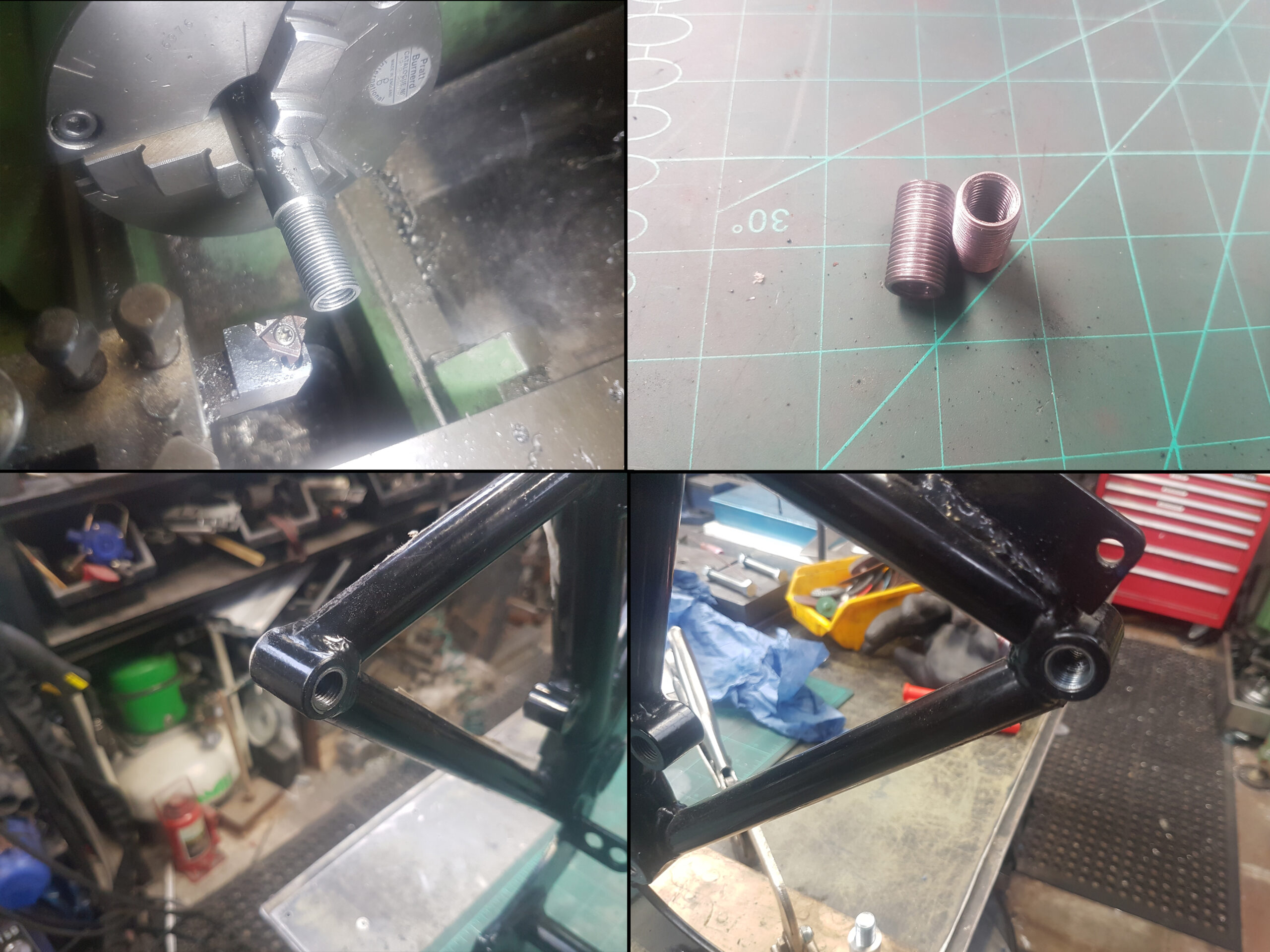 motorbike thread repair custom made insert